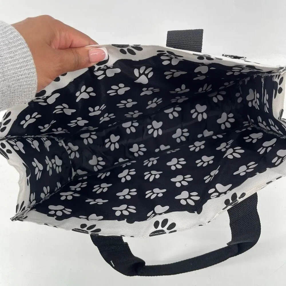 WAHL Paw Print Grooming Tote Bag Pet Supplies Organizer Utility Carry Caddy